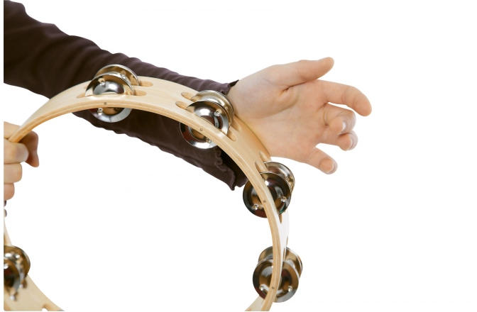 Tamburină Nino Percussion Wood Tambourine 10 - 2 Rows