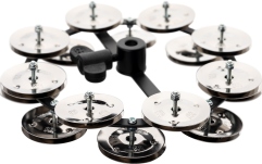 Tamburină pentru cinele Meinl Headliner Series HiHat Dual-Row Tambourine - 5"