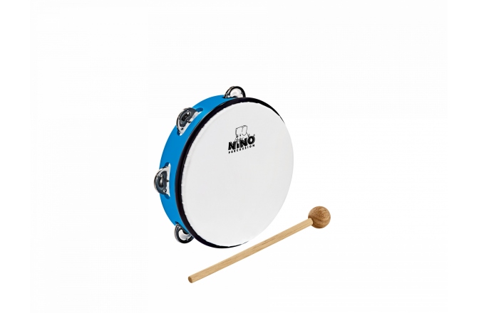 Tamburină pentru Copii Nino Percussion ABS Tambourine 8 - Blue