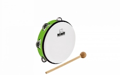 Tamburină pentru Copii Nino Percussion ABS Tambourine 8 - Green