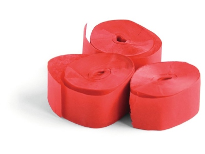 Slowfall Streamers 10mx1.5cm, red, 32x