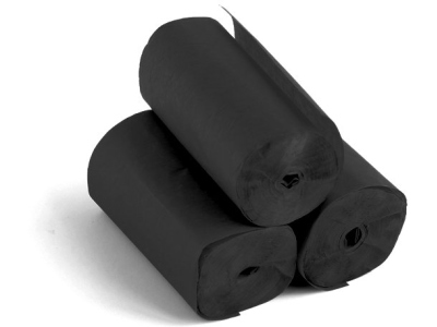 Slowfall Streamers 10mx5cm, black, 10x