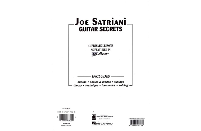 Tehnici chitară electrică No brand Joe Satriani - Guitar Secrets