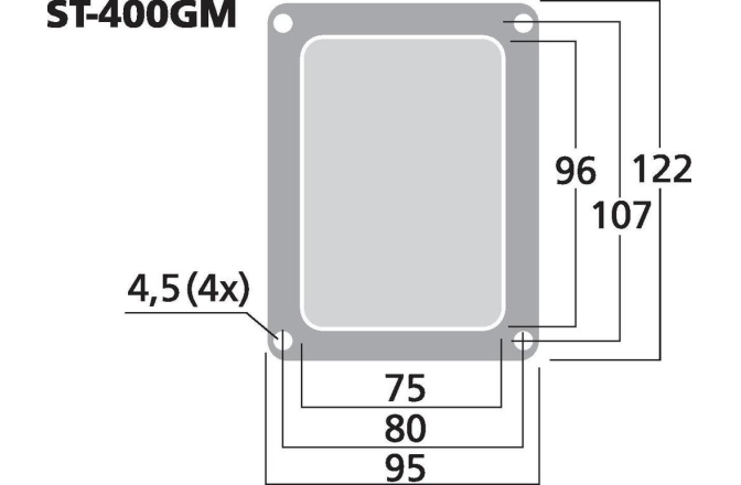 Terminal de Difuzor Monacor ST-400GM