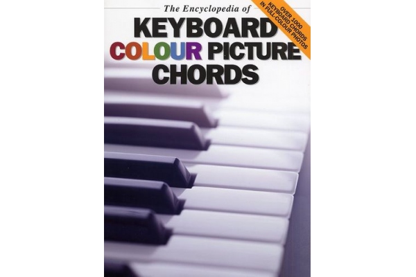 THE ENCYCLOPEDIA OF KEYBOARD COLOUR PICTURE CHORDS KBD BOOK
