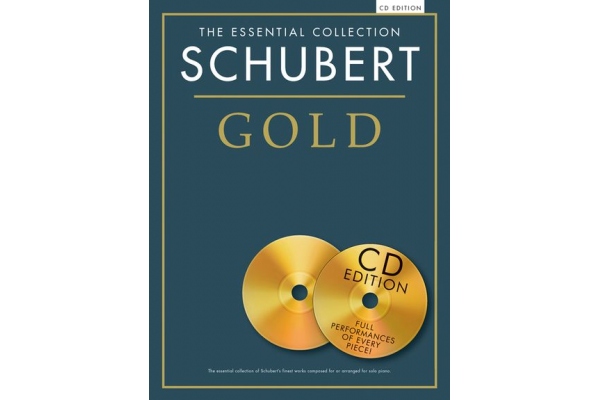 THE ESSENTIAL COLLECTION SCHUBERT GOLD PIANO BOOK/2CD