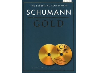 THE ESSENTIAL COLLECTION SCHUMANN GOLD PIANO BOOK/CD