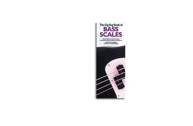 No brand THE GIG BAG BOOK OF BASS SCALES BASS GUITAR TAB BOOK
