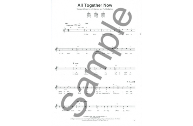 No brand The Guitar Three-Chord Songbook