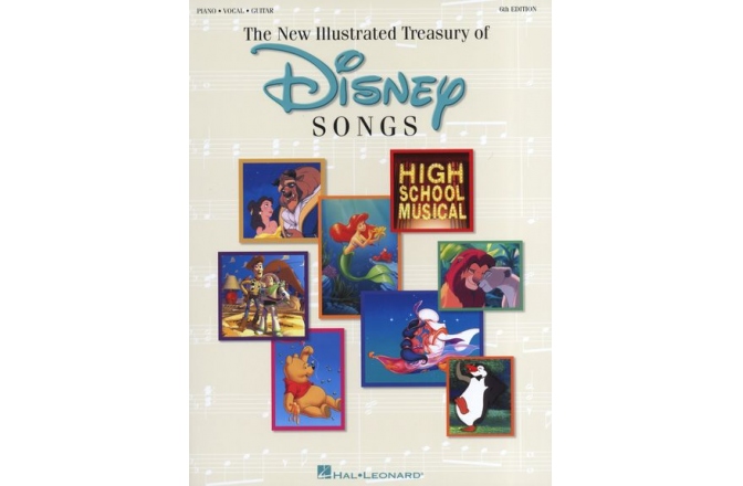 No brand THE ILLUSTRATED TREASURY OF DISNEY SONGS PVG