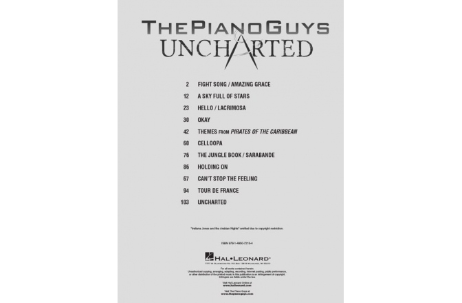 No brand The Piano Guys: Uncharted