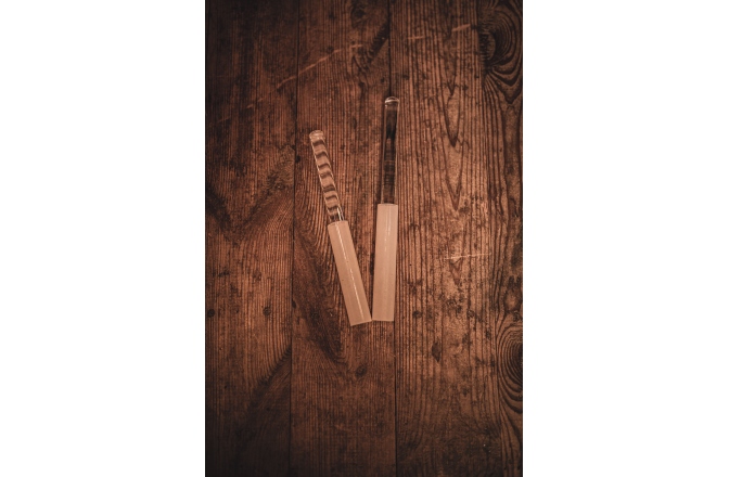 Tije pentru bol de meditație Meinl Half-coated Crystal Silicone Rod Large