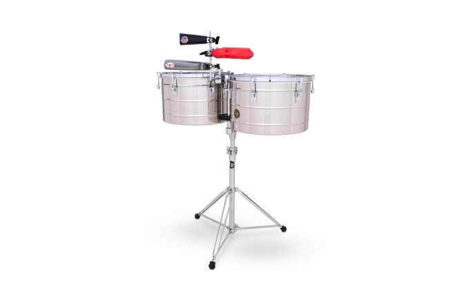 Timbale Latin Percussion Timbale Tito Puente Thunder Timbs Stainless Steel LP258-S