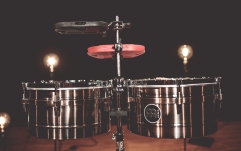 Timbale Meinl AS Timbales Amadito Valdes - 14" + 15" AB + Stand/Cowbellholder