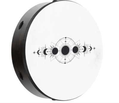 Meinl Tobă de mână Sonic Energy Moon Phases Ritual Drum 14'' True Feel Synthetic Head RD14DWB-SH
