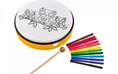 Tobă de mână Nino Percussion Customizable ABS Hand Drum - Owel