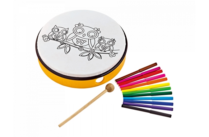 Tobă de mână Nino Percussion Customizable ABS Hand Drum - Owel
