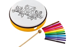 Tobă de mână Nino Percussion Customizable ABS Hand Drum - Owel