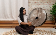 Tobă de ritual Meinl Ritual Drum 22" - Goat Head