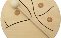 Tobă din lemn cu 3 tonuri Rohema Wooden Tom 3-tone 24cm