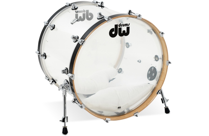 Tobă mare DW Design Acrylic Clear