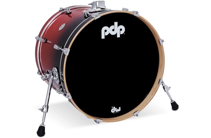 Tobă mare DW PDP BD Concept Maple Red to BSF  20 x 16"