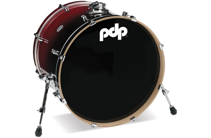 Tobă mare DW PDP BD Concept Maple  Red to BSF 22 x 18"