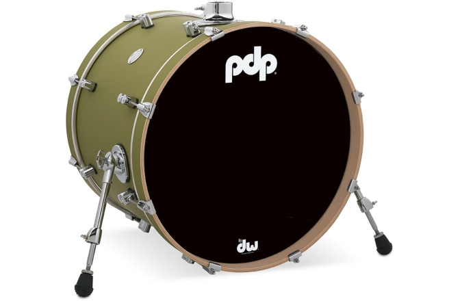 Tobă mare DW PDP BD Concept Maple Satin Olive 24x14"