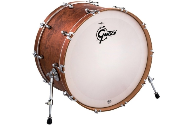 Toba mare Gretsch  Catalina Club Satin Bass Drum  24" x 14"  Walnut Glaze