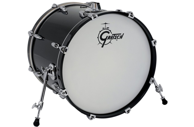 Toba mare Gretsch Renown Maple Bass Drum  Piano Black 20" x 16"