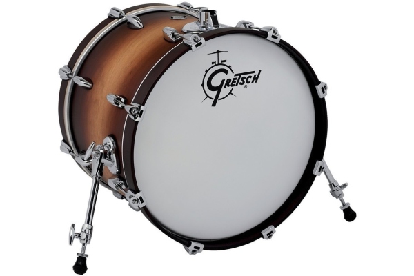 Renown Maple Bass Drum Satin Tobacco Burst 18" x 14"; Renown Maple Bass Drum Satin Tobacco Burst 18" x 14";