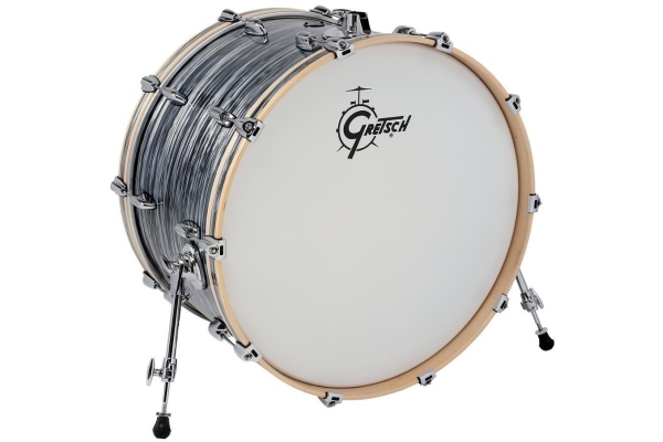  Renown Maple Bass Drum Silver Oyster Pearl 24" x 14"