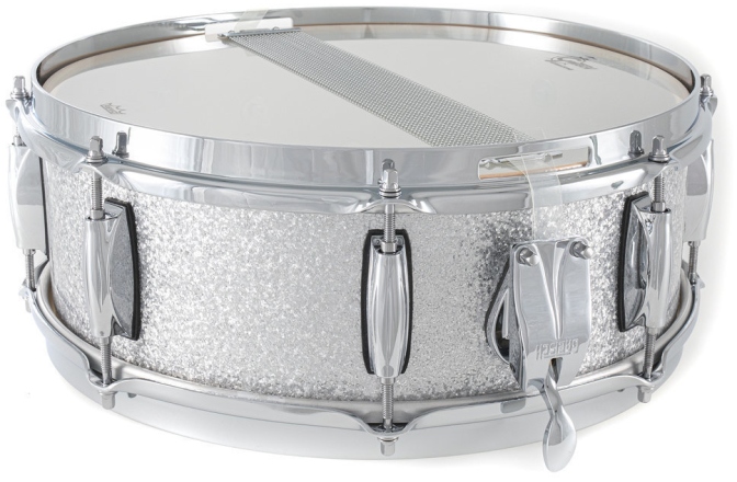 Toba mare Gretsch SN USA Brooklyn Argintiu strălucitor 14" x 5"