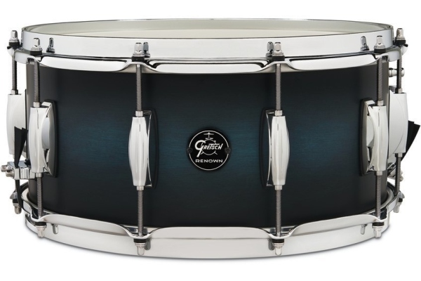  Renown Maple Snare drum Satin Antique Blue Burst 14" x 6,5"