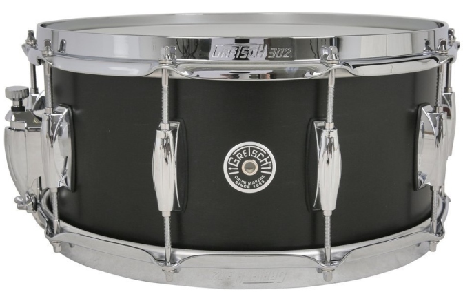 Toba mica Gretsch SN USA Brooklyn Satin Black Metallic 14" x 6.5"