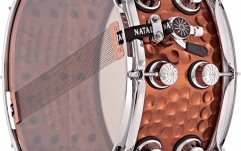 Tobă Mică Natal Metal Snare Drum Hand Hammered 13 X 7'' Old Bronze
