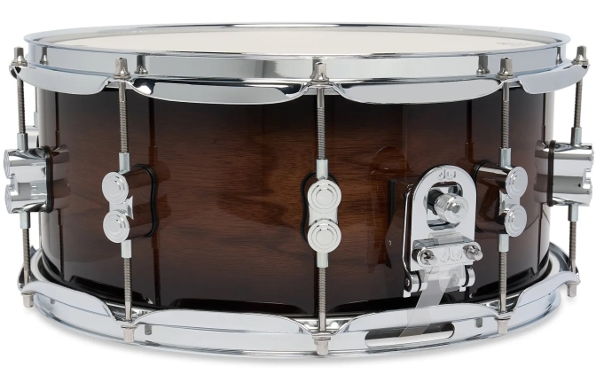 Tobă mică/ Premier DW PDP Concept Maple Exotic Walnut to Charcoal CR HW 6.5x14 PDCMX6514SSWC