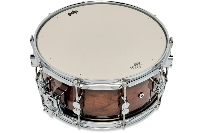 Tobă mică/ Premier DW PDP Concept Maple Exotic Walnut to Charcoal CR HW 6.5x14 PDCMX6514SSWC