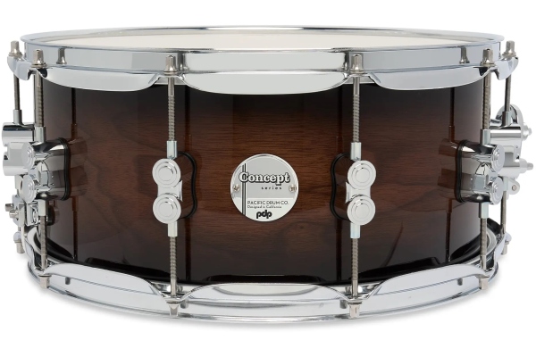 Concept Maple Exotic Walnut to Charcoal CR HW 6.5x14 PDCMX6514SSWC Concept Maple Exotic Walnut to Charcoal CR HW 6.5x14 PDCMX6514SSWC