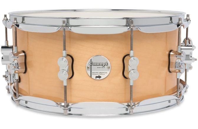 Tobă mică/ Premier DW PDP Concept Maple Natural Lacquer CR HW 6.5x14 PDCM6514SSNA