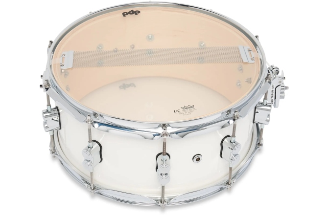 Tobă mică/ Premier DW PDP Concept Maple Pearlescent White Lacquer CR HW 6.5x14 PDCM6514SSPW
