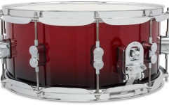 Tobă mică/ Premier DW PDP Concept Maple Red to Black Fade Lacquer CR HW 6.5x14 PDCM6514SSRB