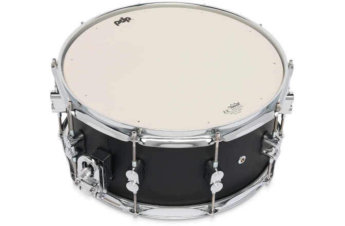 Tobă mică/ Premier DW PDP Concept Maple Satin Black CR HW 6.5x14 PDCM6514SSBK