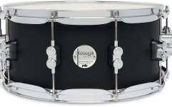 Tobă mică/ Premier DW PDP Concept Maple Satin Black CR HW 6.5x14 PDCM6514SSBK