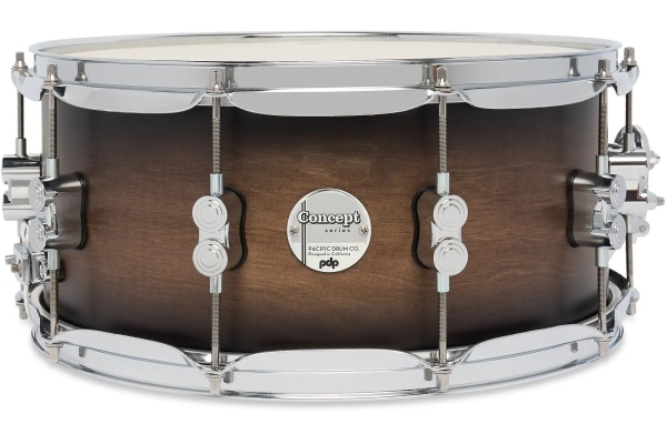 Concept Maple Satin Charcoal Burst Lacquer CR HW 6.5x14 Concept Maple Satin Charcoal Burst Lacquer CR HW 6.5x14