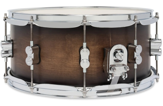 Tobă mică/ Premier DW PDP Concept Maple Satin Charcoal Burst Lacquer CR HW 6.5x14 PDCM6514SSSCB