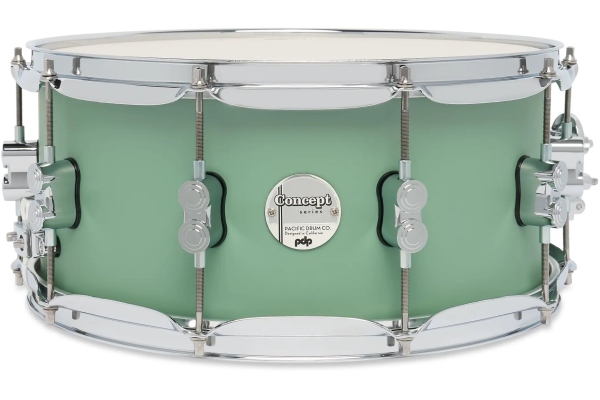 Concept Maple Satin Seafoam CR HW 6.5x14 PDCM6514SSSF Concept Maple Satin Seafoam CR HW 6.5x14 PDCM6514SSSF