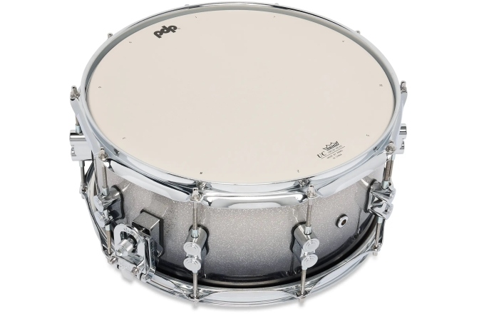 Tobă mică/ Premier DW PDP Concept Maple Silver to Black Fade Lacquer CR HW 6.5x14 PDCM6514SSSB