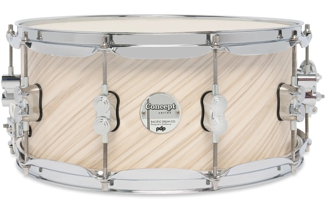 Tobă mică/ Premier DW PDP Concept Maple Twisted Ivory CR HW 6.5x14 PDCM6514SSTI