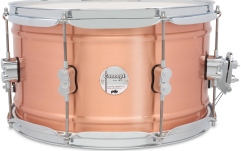 Tobă mică/ Premier DW PDP Concept Series 8x14 1.2mm Natural Satin Brushed Copper PDSN0814NBCC